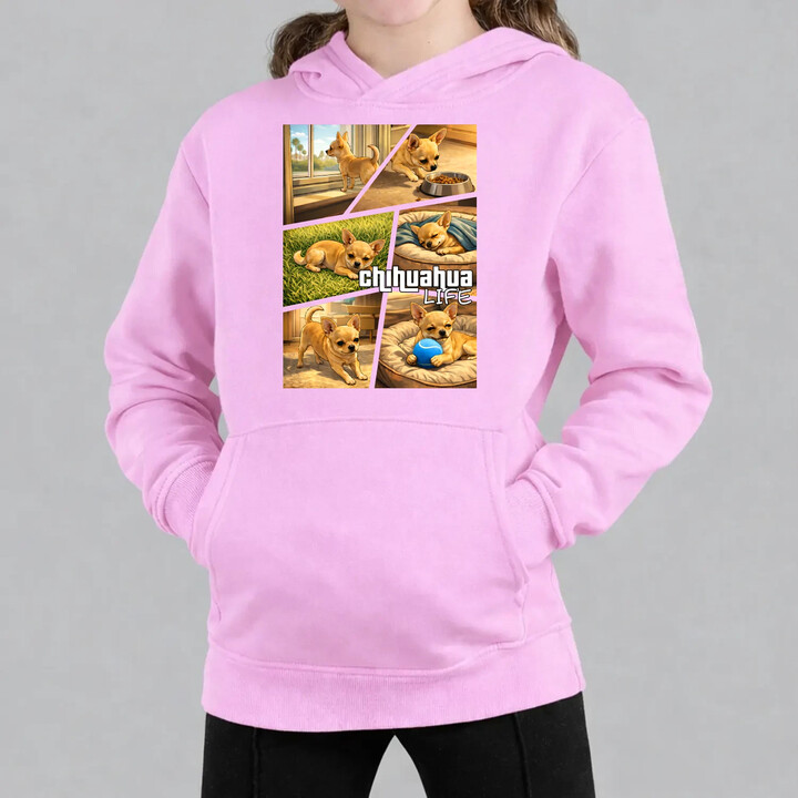 Chihuahua life - dziecięca bluza na prezent