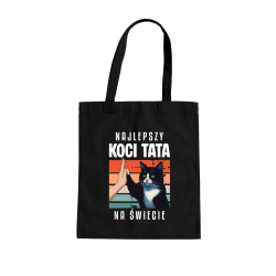 Najlepszy koci tata na świecie - torba na prezent