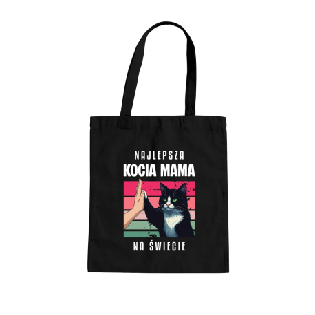 Najlepsza kocia mama na świecie - torba na prezent