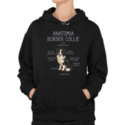 Anatomia border collie - damska bluza na prezent