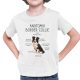 Anatomia border collie - dziecięca koszulka na prezent