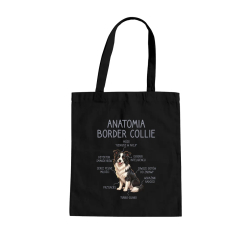 Anatomia border collie - torba na prezent