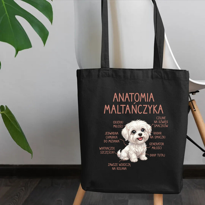 Anatomia maltańczyka - torba na prezent