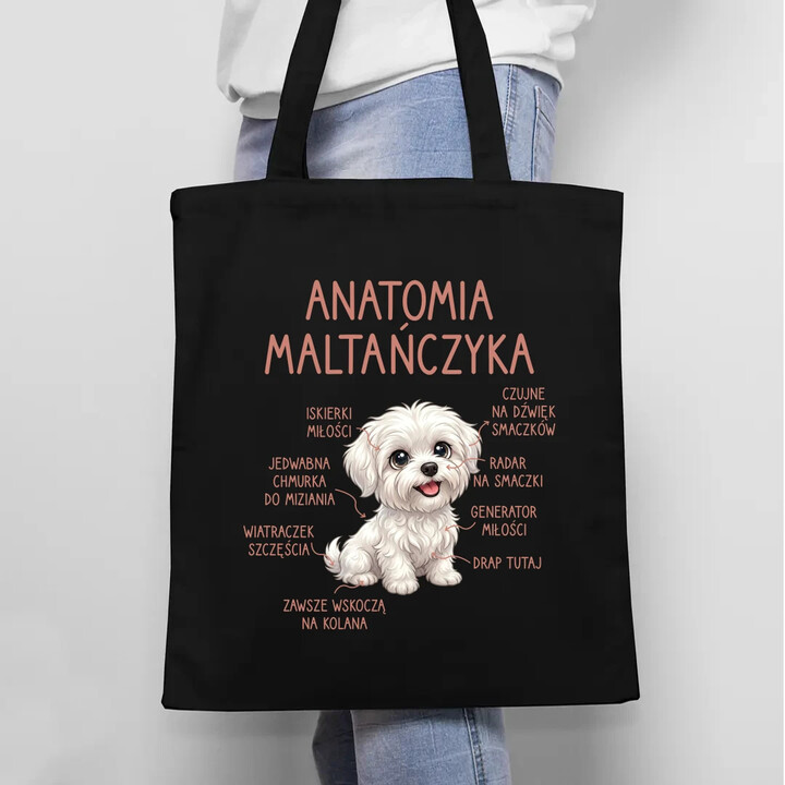 Anatomia maltańczyka - torba na prezent