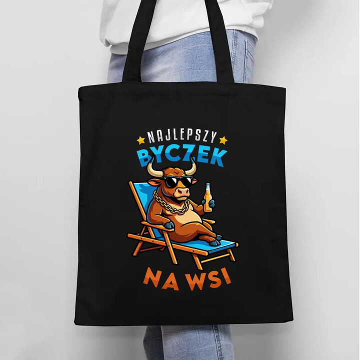 Najlepszy byczek na wsi - torba na prezent