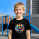 Kolorowe six seven - 67 - wersja dla dziewczynki - inspirowane Roblox - dziecięca koszulka na prezent