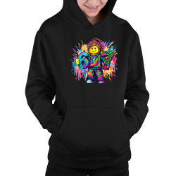 Kolorowe six seven - 67 - wersja dla dziewczynki - inspirowane Roblox - dziecięca bluza na prezent
