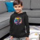 Kolorowe six seven - 67 - wersja dla dziewczynki - inspirowane Roblox - dziecięca bluza na prezent