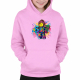 Kolorowe six seven - 67 - wersja dla dziewczynki - inspirowane Roblox - dziecięca bluza na prezent