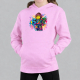 Kolorowe six seven - 67 - wersja dla dziewczynki - inspirowane Roblox - dziecięca bluza na prezent
