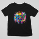Kolorowe six seven - 67 - inspirowane Roblox - dziecięca koszulka na prezent