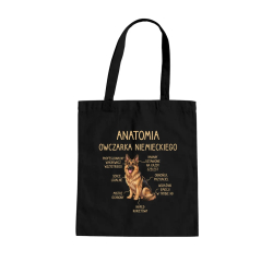 Anatomia owczarka niemieckiego v2 - torba na prezent