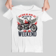 Mam już inne plany na weekend - motocykl - męska koszulka na prezent