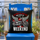 Mam już inne plany na weekend - motocykl - czarna poduszka na prezent