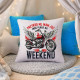 Mam już inne plany na weekend - motocykl - poduszka na prezent