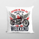 Mam już inne plany na weekend - motocykl - poduszka na prezent