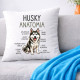 Husky anatomia - poduszka na prezent
