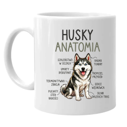 Husky anatomia - kubek na prezent