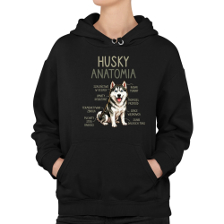 Husky anatomia - damska bluza na prezent