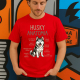Husky anatomia - męska koszulka na prezent