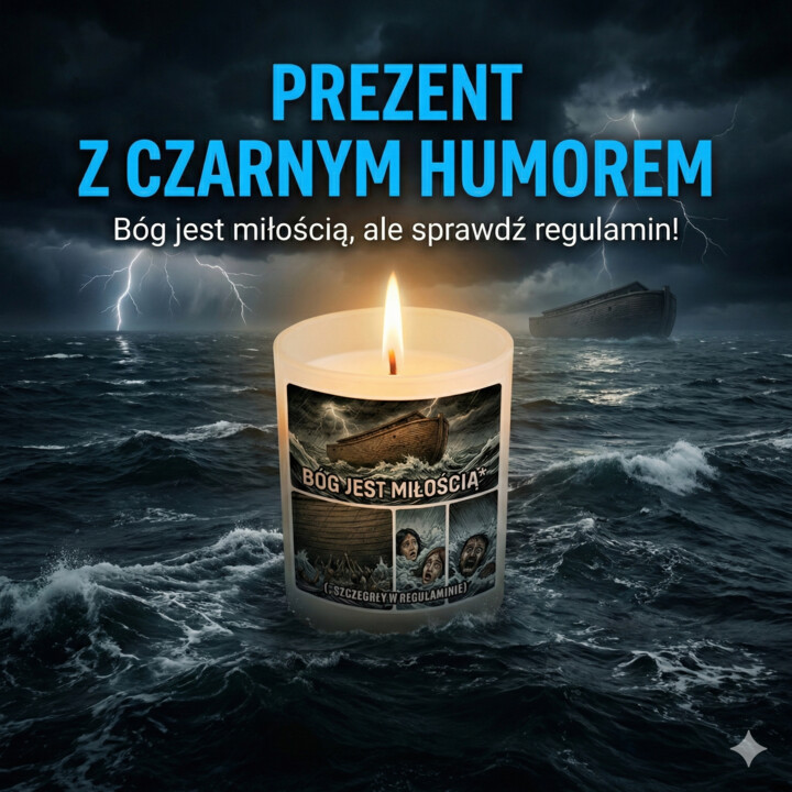 Bóg jest miłością* (szczegóły w regulaminie) - świeczka zapachowa na prezent