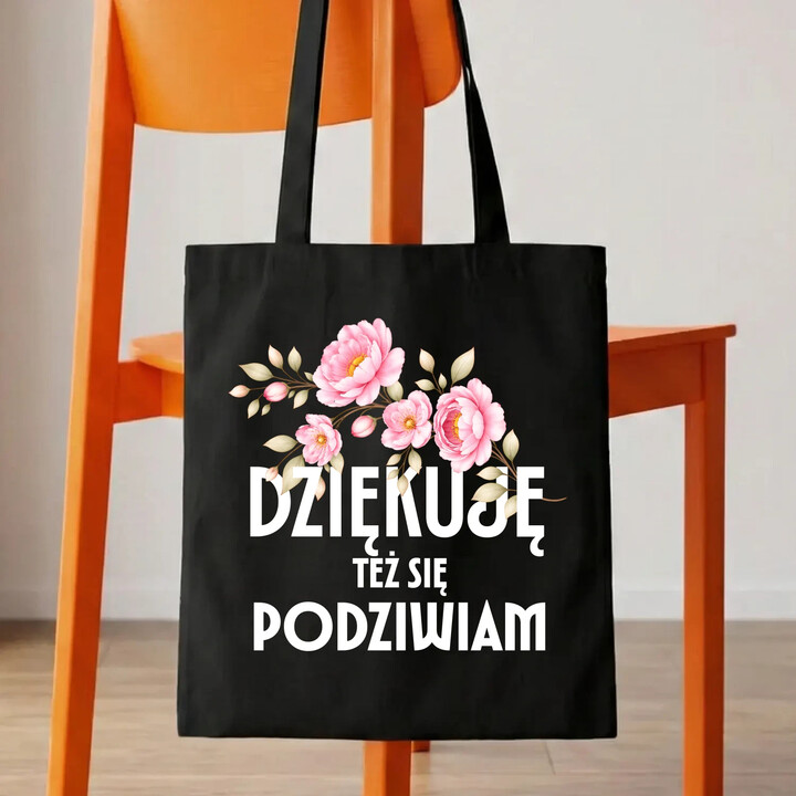 Dziękuję, też się podziwiam - torba na prezent