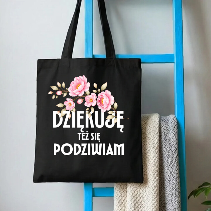 Dziękuję, też się podziwiam - torba na prezent