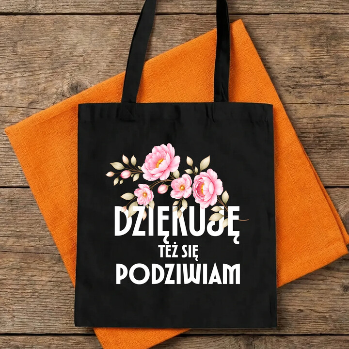 Dziękuję, też się podziwiam - torba na prezent