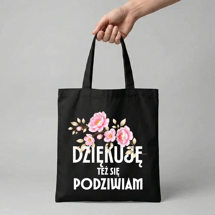 Dziękuję, też się podziwiam - torba na prezent