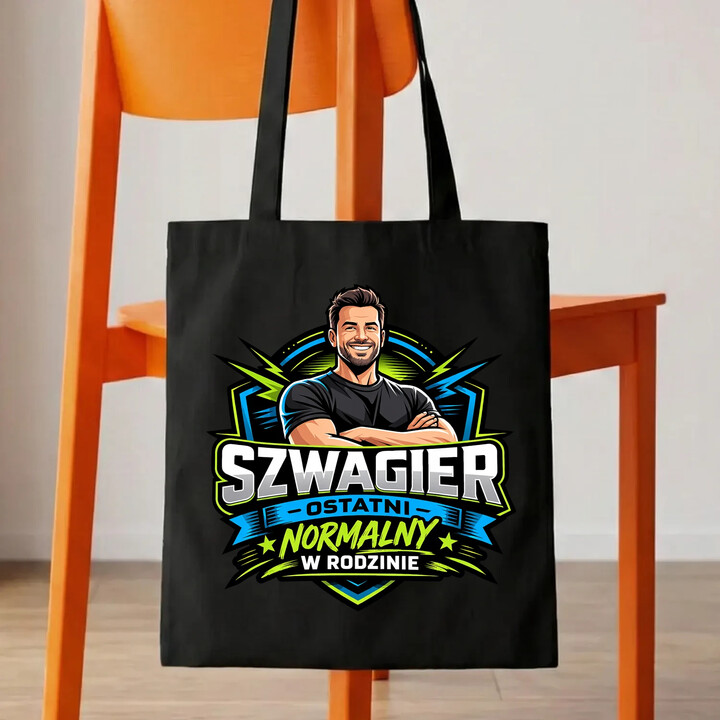 Szwagier - ostatni normalny w rodzinie - torba na prezent