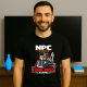 NPC w szkole, final boss w domu - męska koszulka na prezent