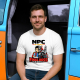 NPC w szkole, final boss w domu - męska koszulka na prezent