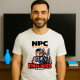 NPC w szkole, final boss w domu - męska koszulka na prezent