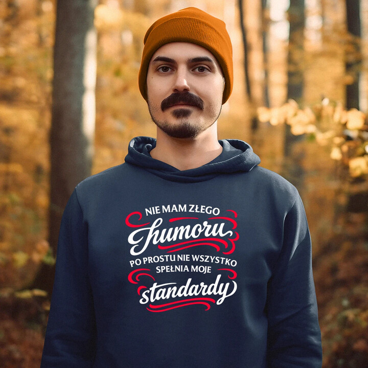 Nie mam złego humoru - męska bluza na prezent