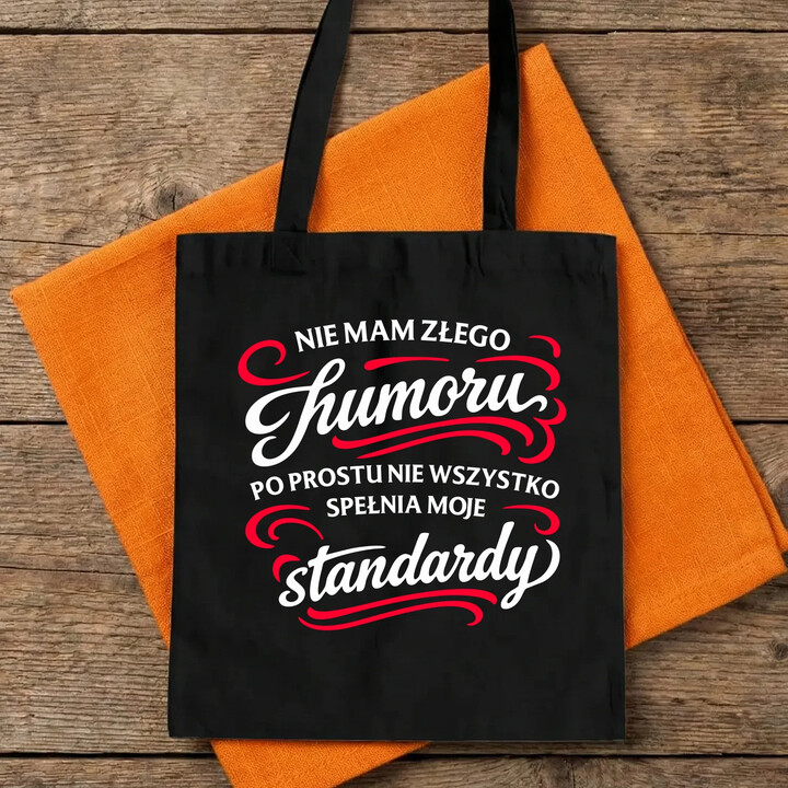 Nie mam złego humoru - torba na prezent