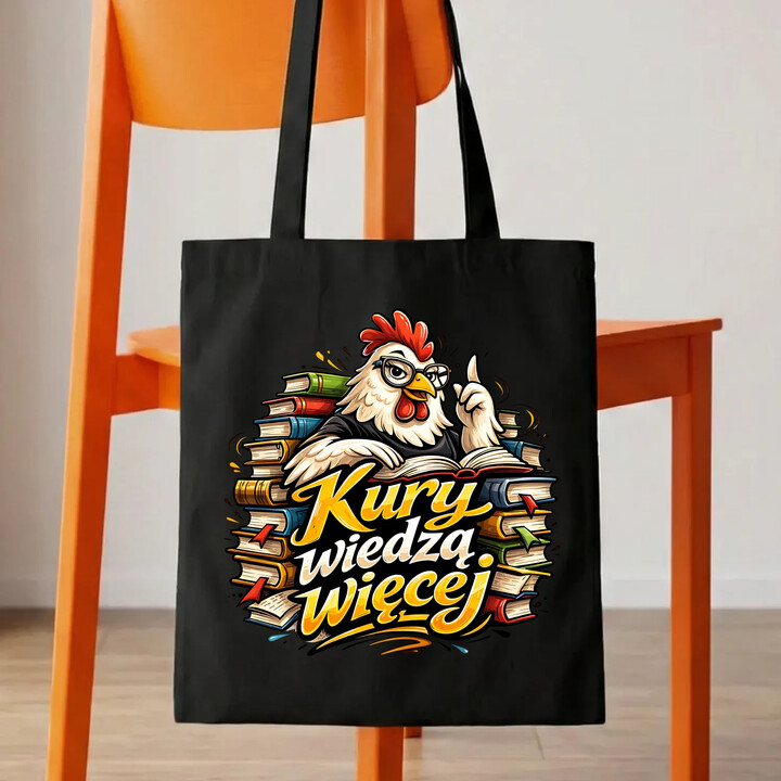 Kury wiedzą więcej - torba na prezent