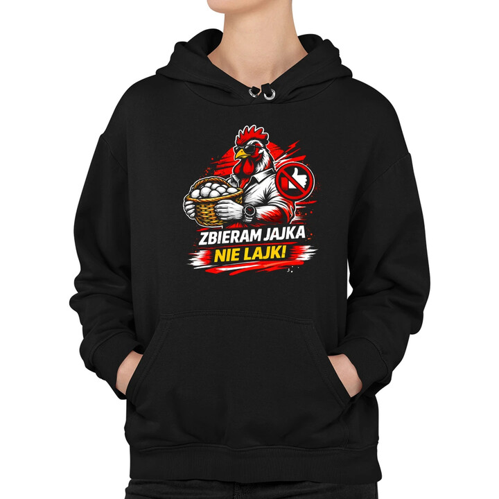 Zbieram jajka, nie lajki - damska bluza na prezent