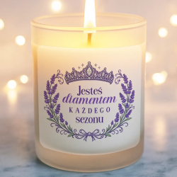 Jesteś diamentem każdego sezonu - świeczka zapachowa na prezent