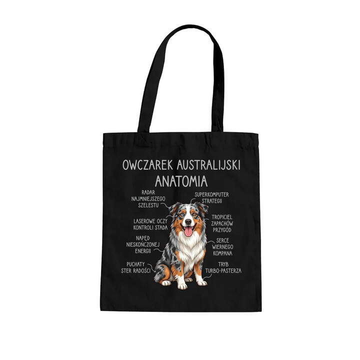 Owczarek Australijski - anatomia - torba na prezent