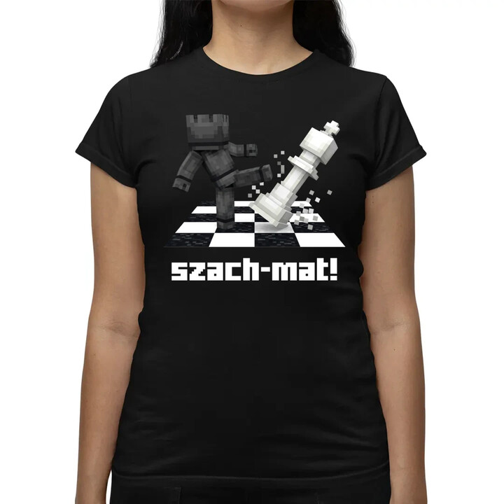 Szach-mat! - damska koszulka na prezent