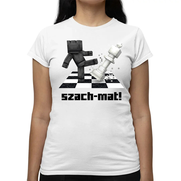 Szach-mat! - damska koszulka na prezent