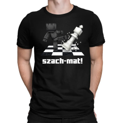Szach-mat! - męska koszulka na prezent