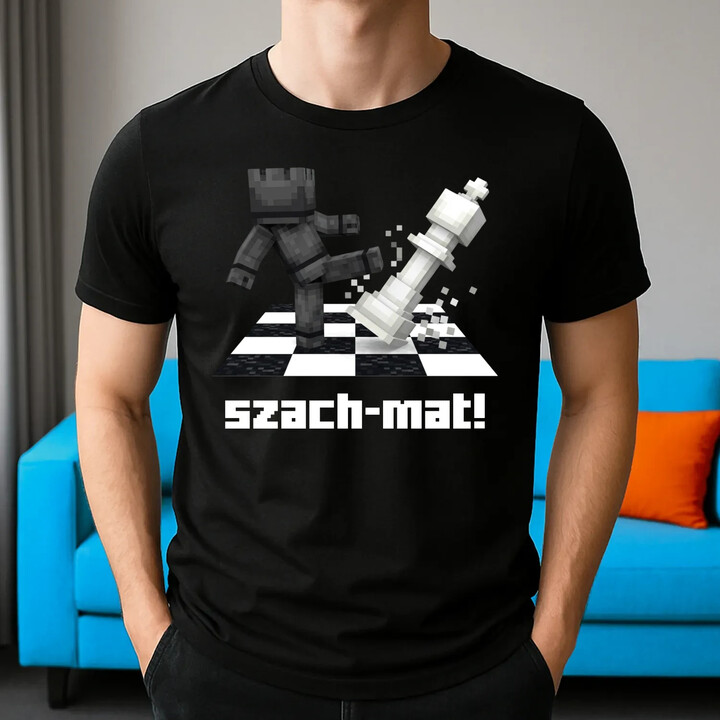 Szach-mat! - męska koszulka na prezent