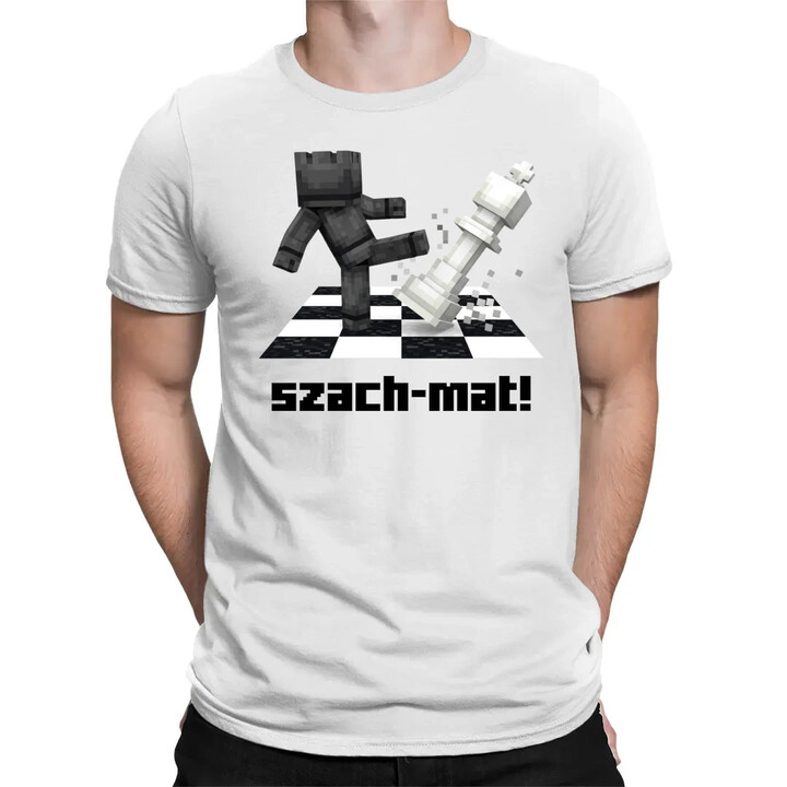 Szach-mat! - męska koszulka na prezent