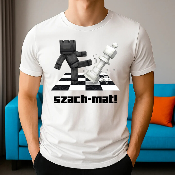 Szach-mat! - męska koszulka na prezent