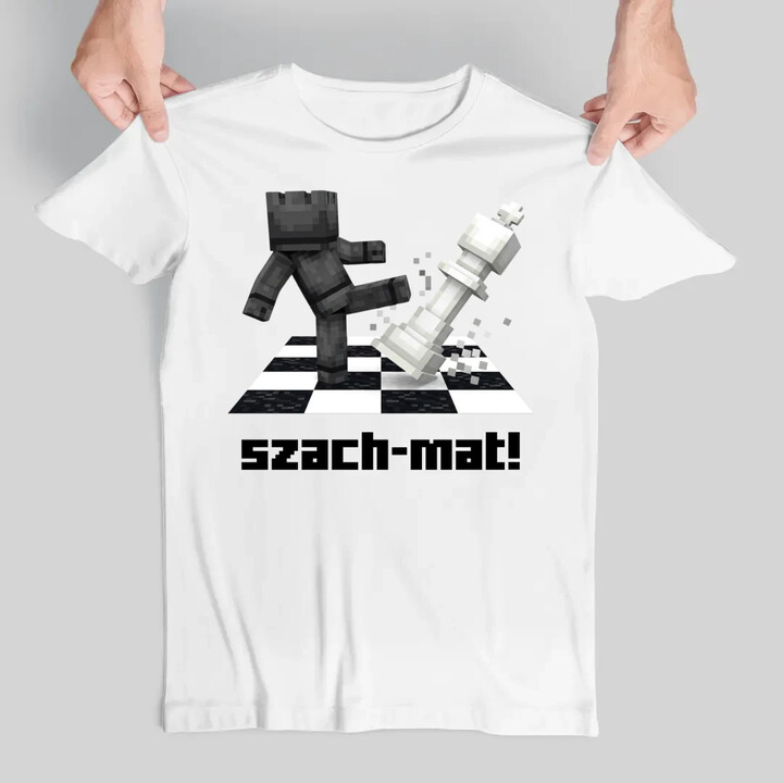 Szach-mat! - męska koszulka na prezent