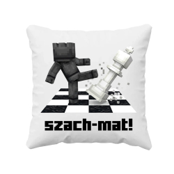 Szach-mat! - poduszka na prezent