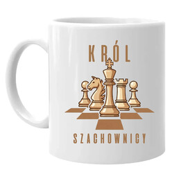 Król szachownicy - kubek na prezent
