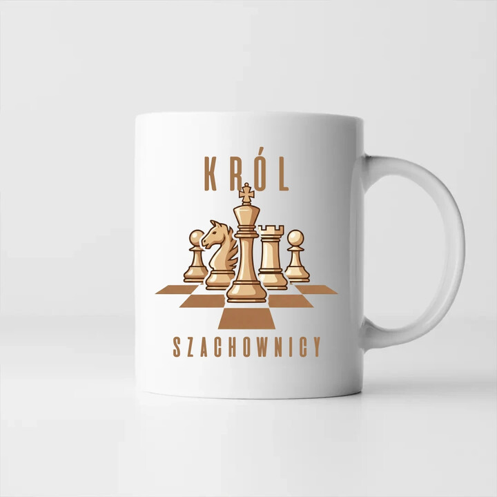 Król szachownicy - kubek na prezent