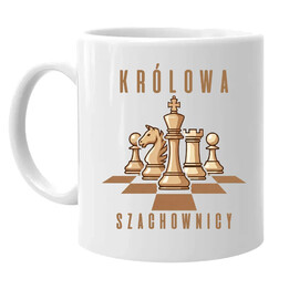 Królowa szachownicy - kubek na prezent